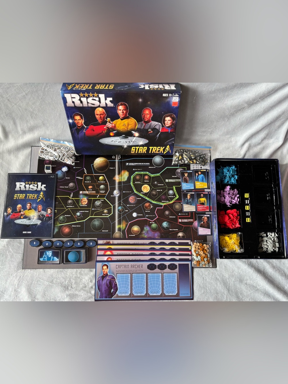 Star Trek 50th Anniversary Edition Risk Board Game - COMPLETE
